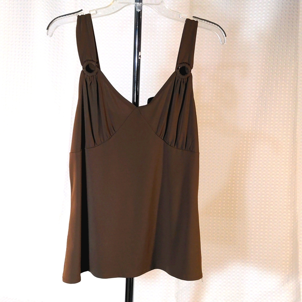 Stretch tank top camie blouse L